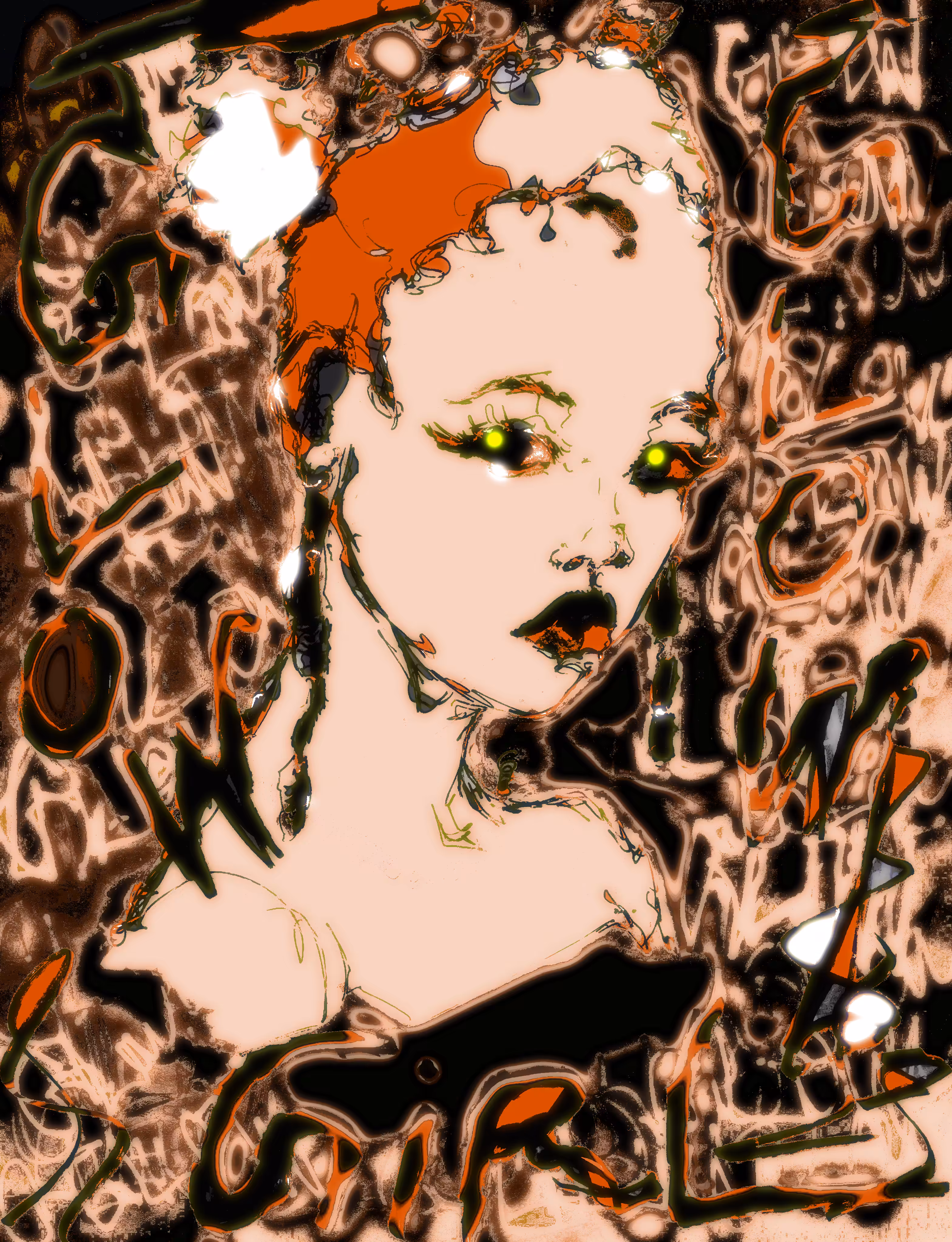 Glow Glow Girl:(Dark) Chocolate Hazel Hunter
