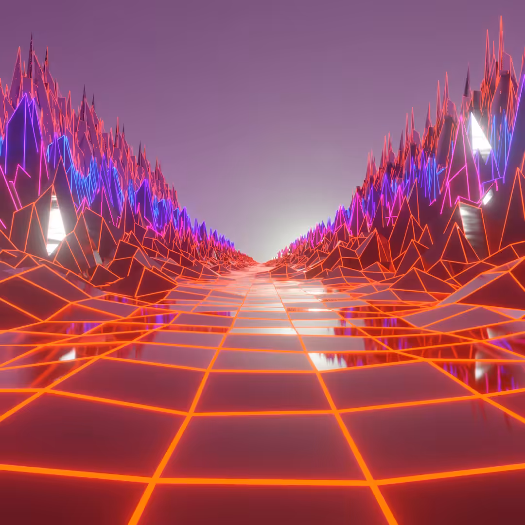 Synthwave Mountains