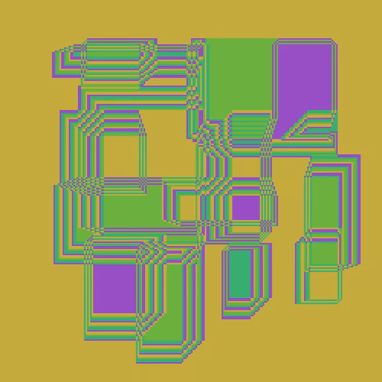 Superimposed Rectangles #95
