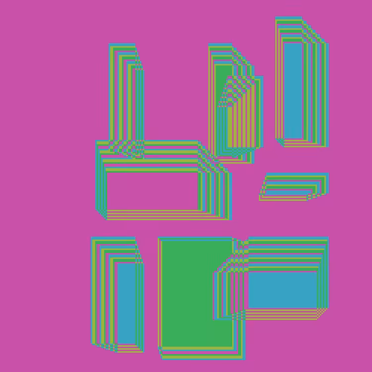 Superimposed Rectangles #93