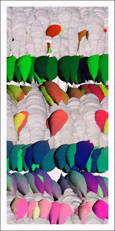 Balloon Field on Clouds #41