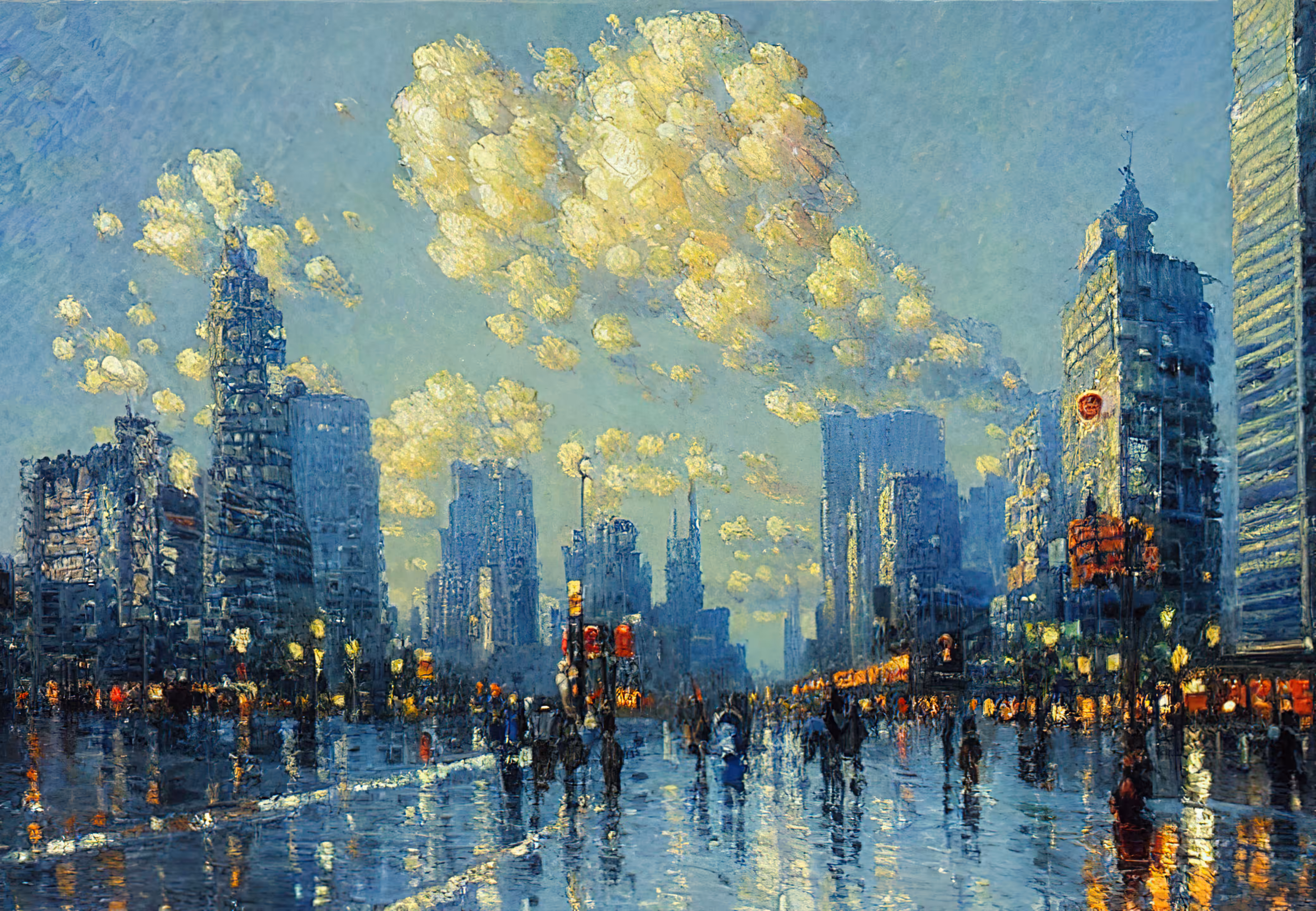 pAInting: City Life #6