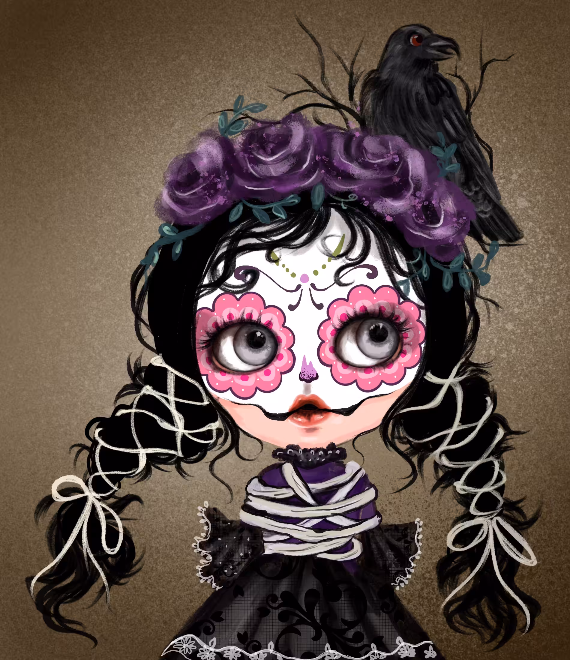 Little witch makeup: Little witch #016