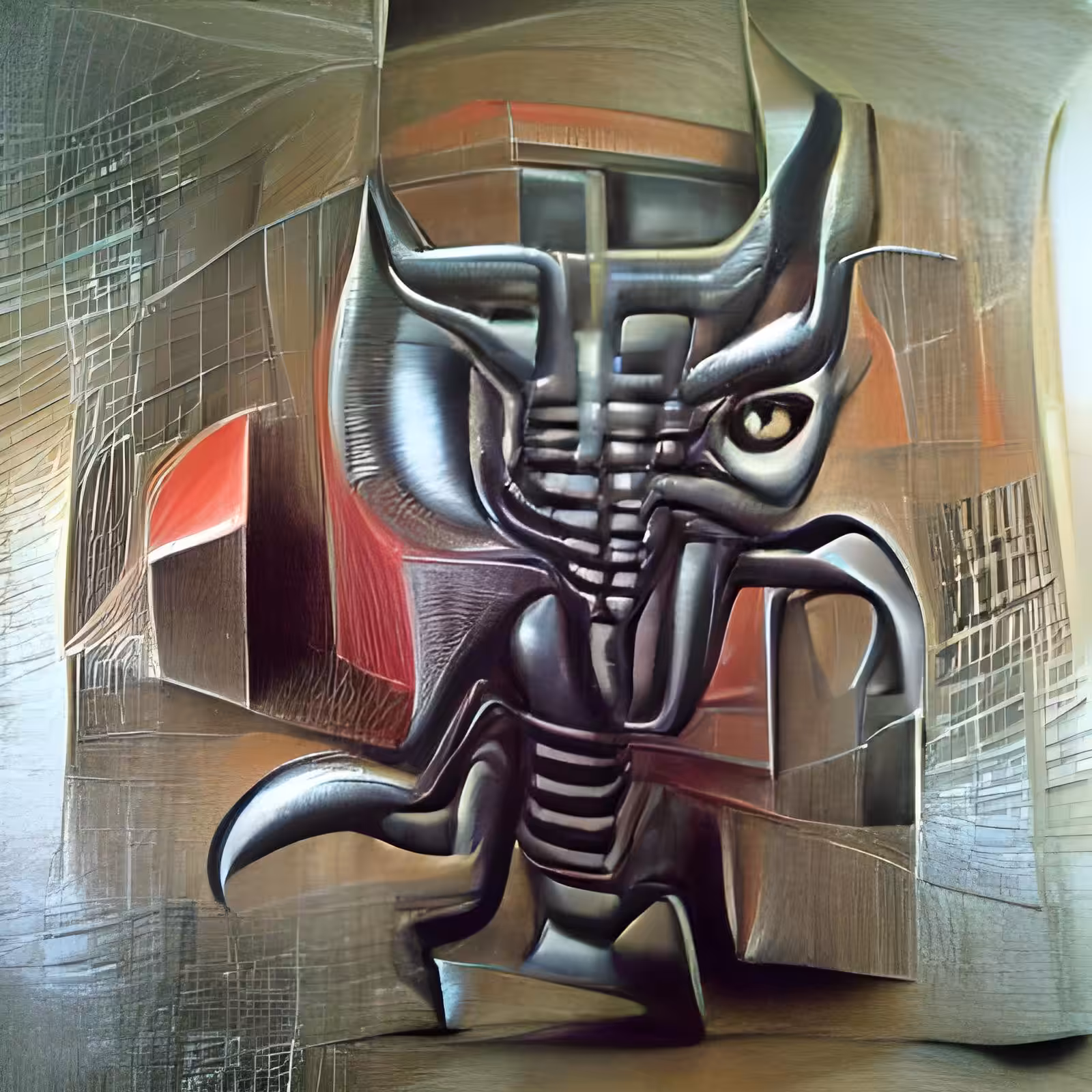 Cubist imps #47