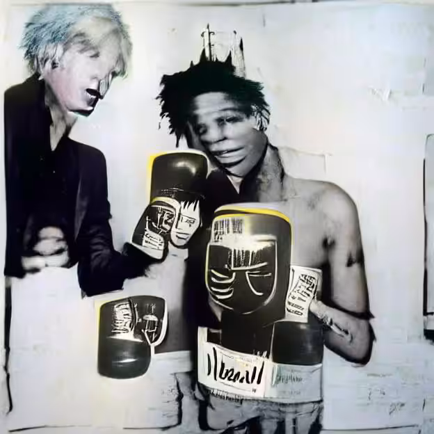 Warhol & Basquiat boxing #2