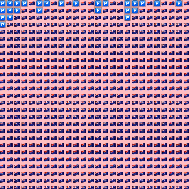 Elementary Cellular Emoji Automata #103