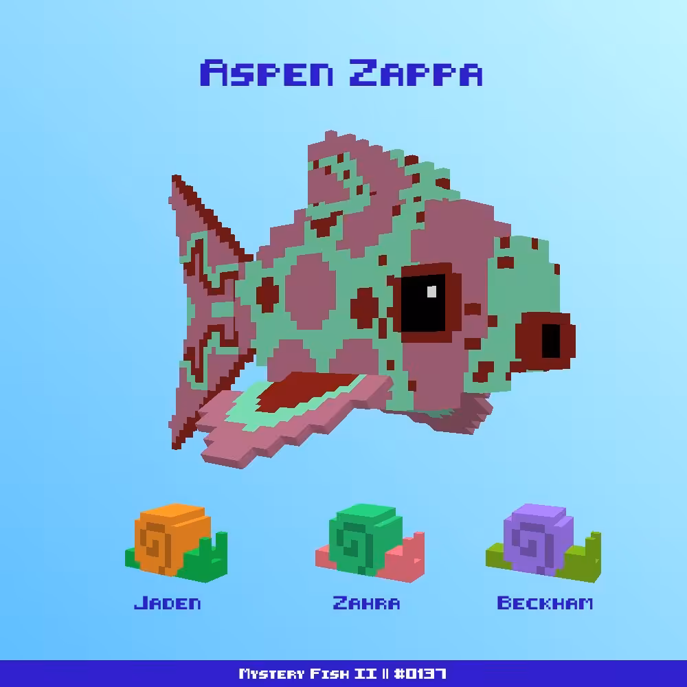 Aspen Zappa :: Mystery Fish 0137/1000