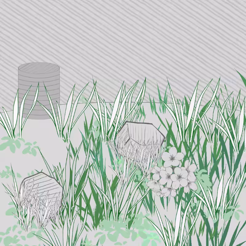 Wild Grass and Rubble #93