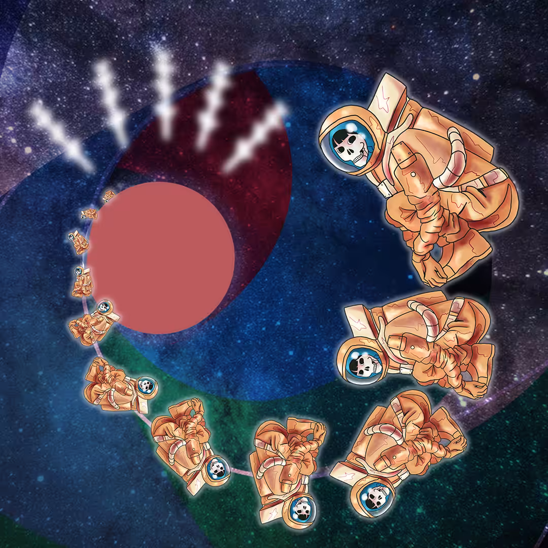pull into space