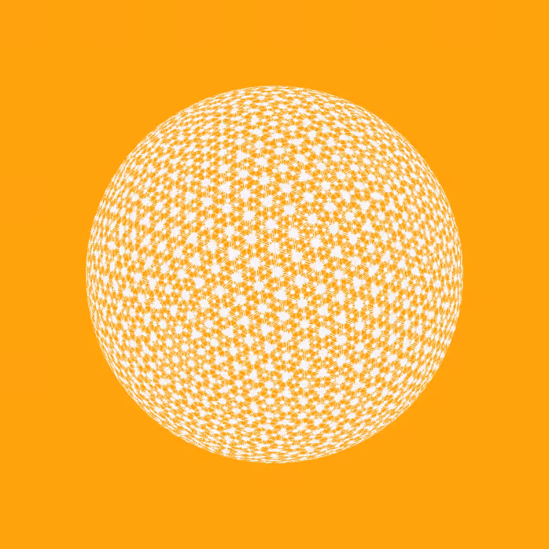 Digital Gothic: Spherical Tessellation #3
