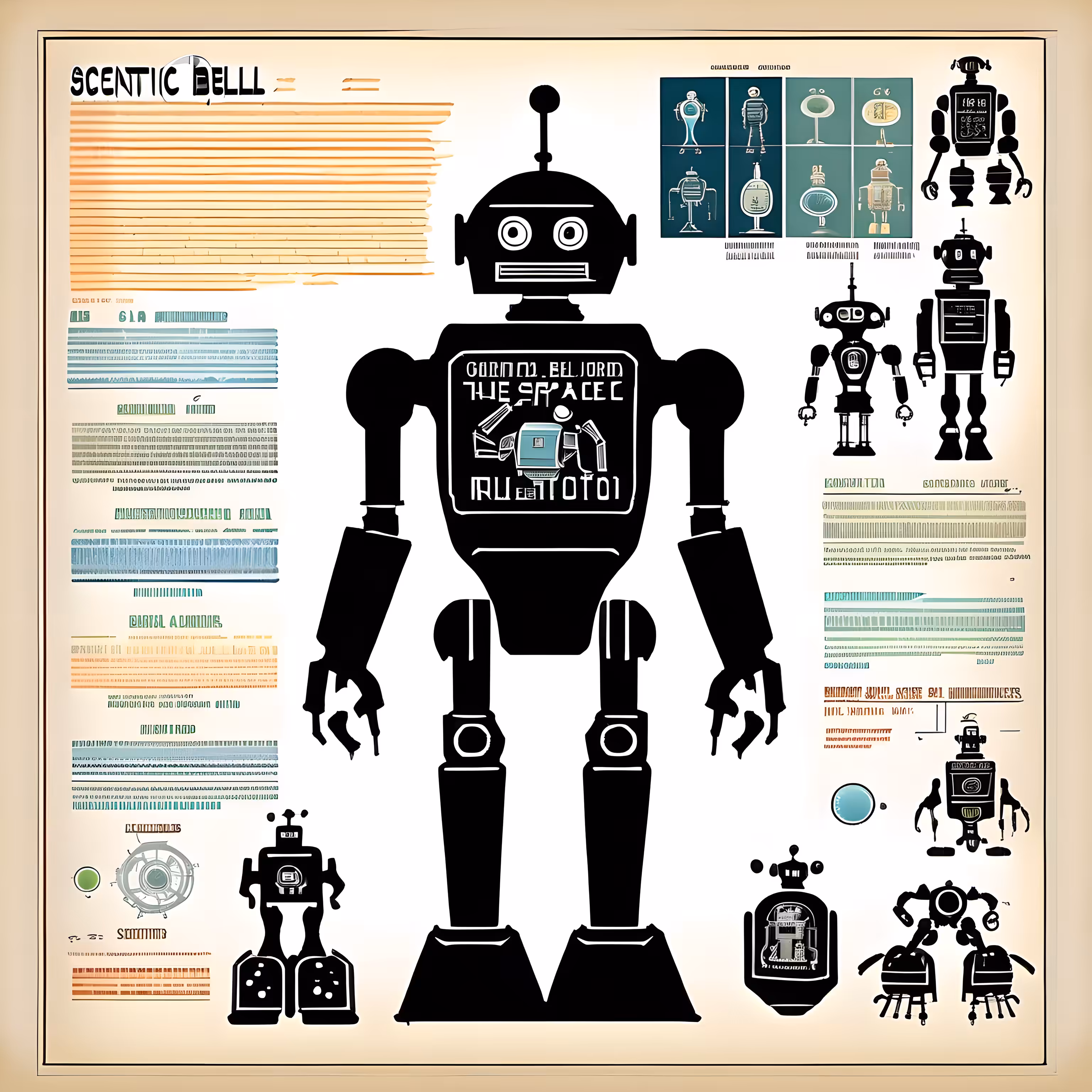 STUDIES ON ROBOTS - 20TH CENTURY #12