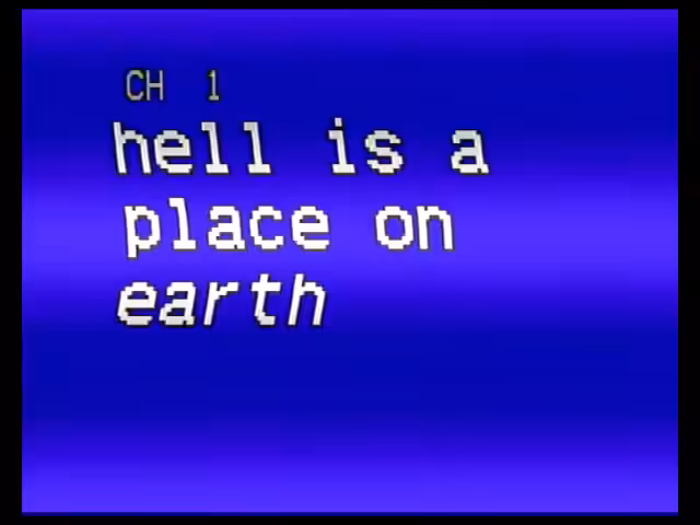 hell is a place on earth, 2016
