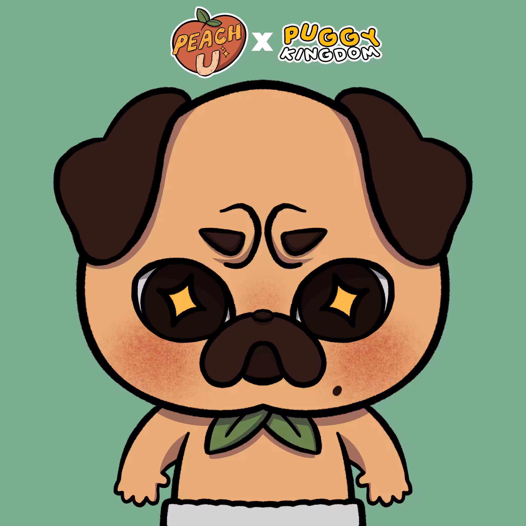 Peach U x Puggy Kingdom #010