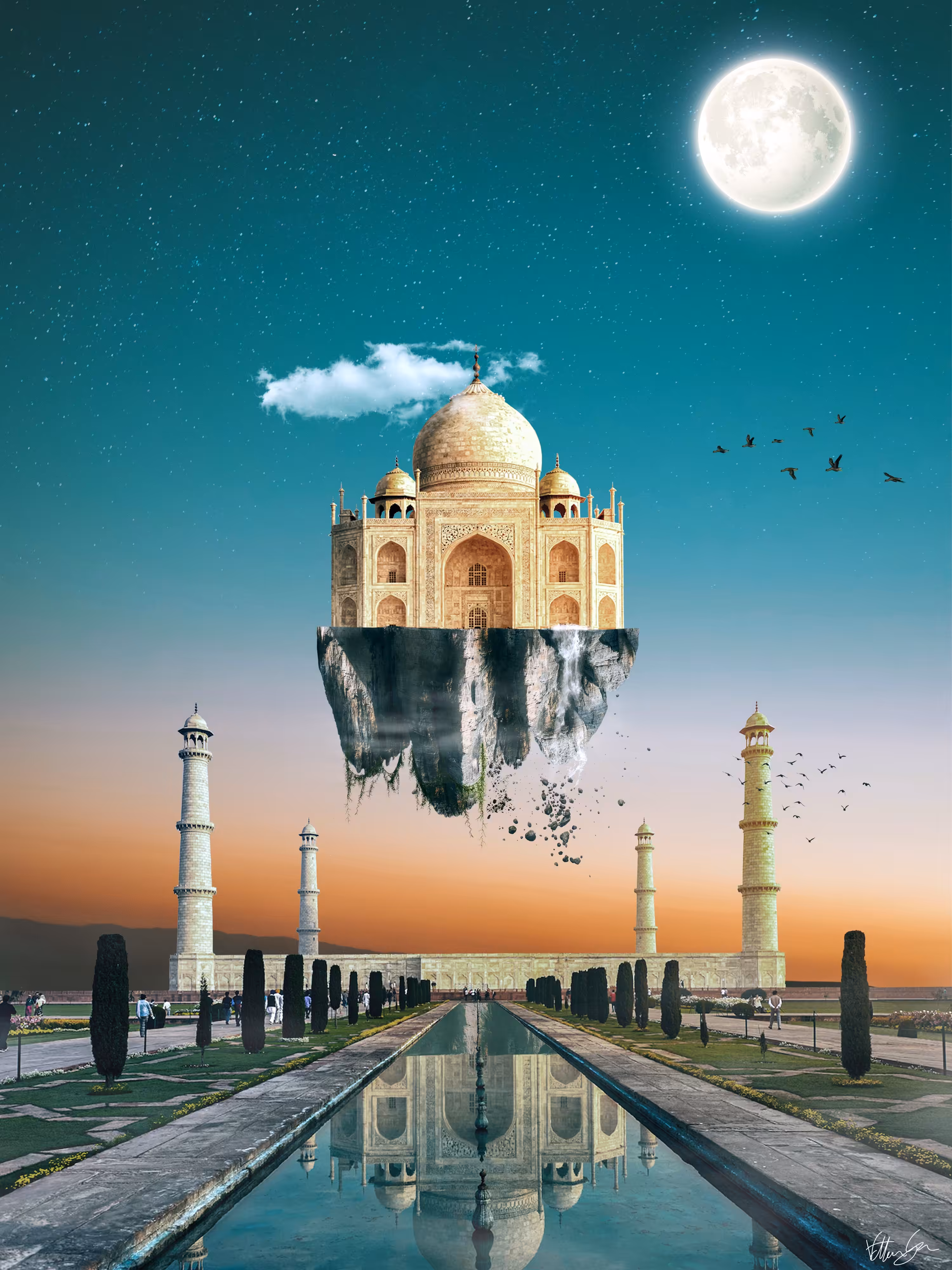 Floating City - Agra _Taj Mahal