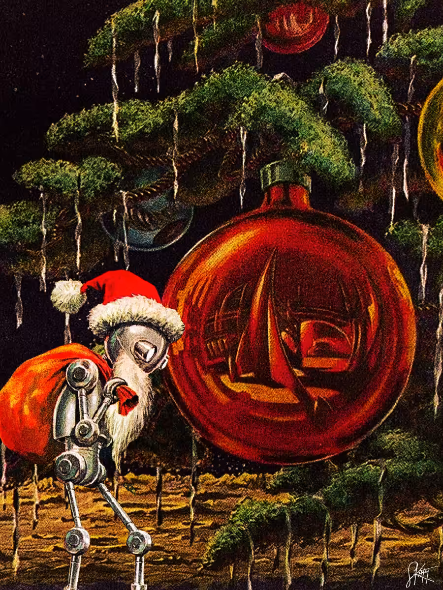 Retro Futuristic Christmas