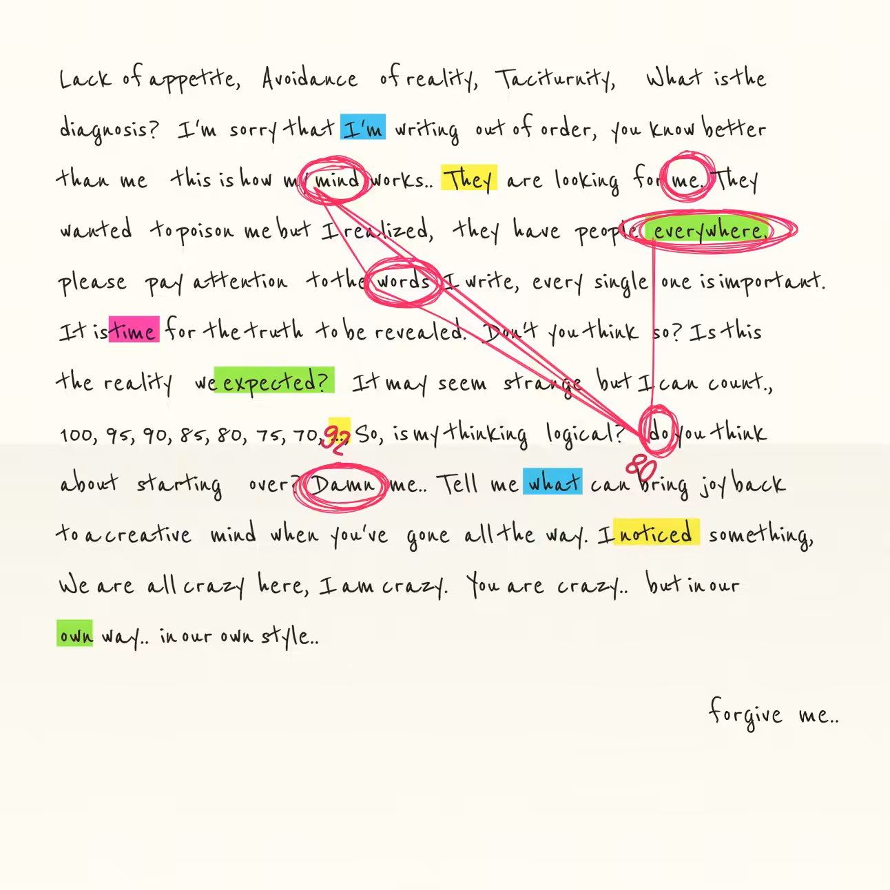 Conspiracy Theory Vol.2: a letter #42