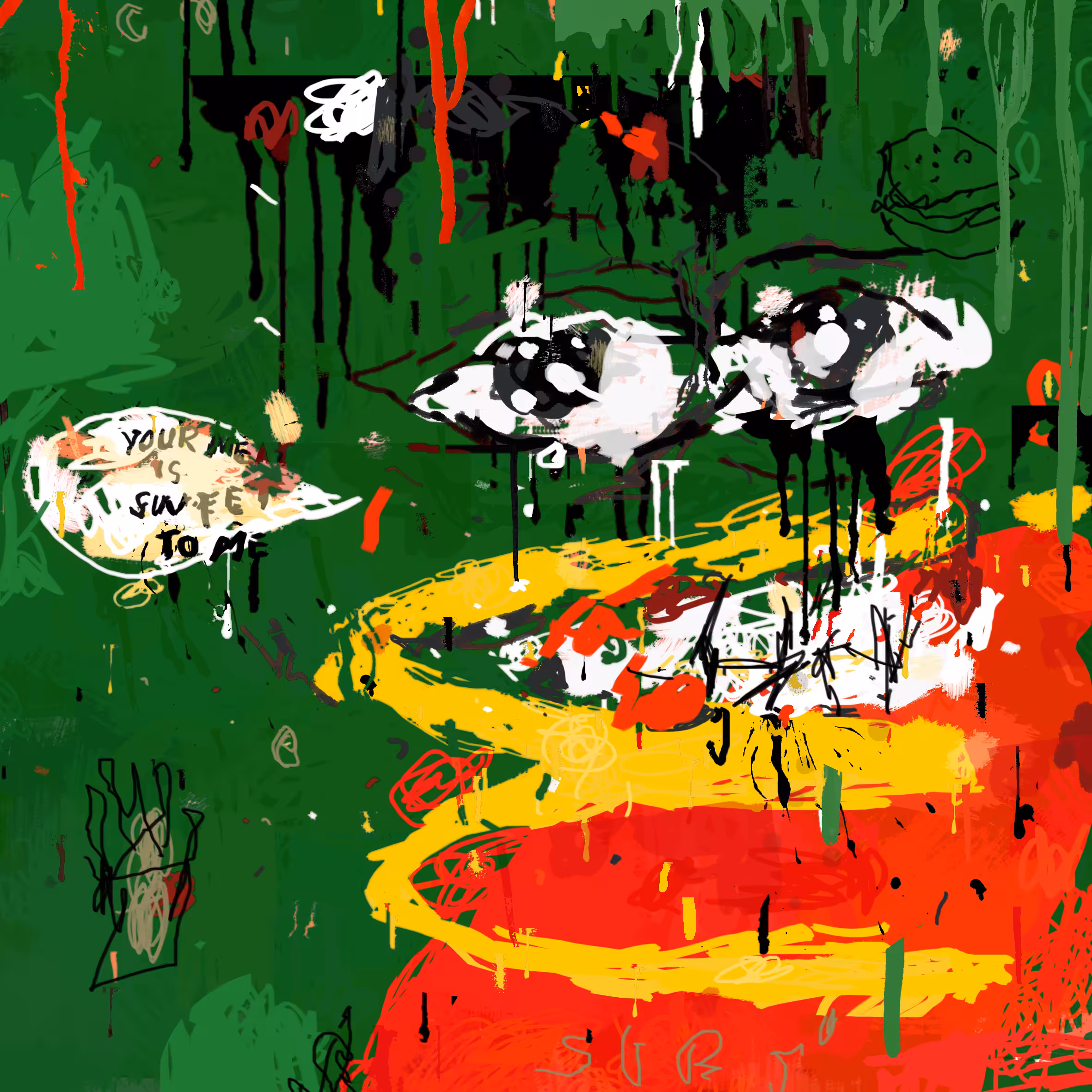 Corporate Cannibal (after Basquiat), 2023