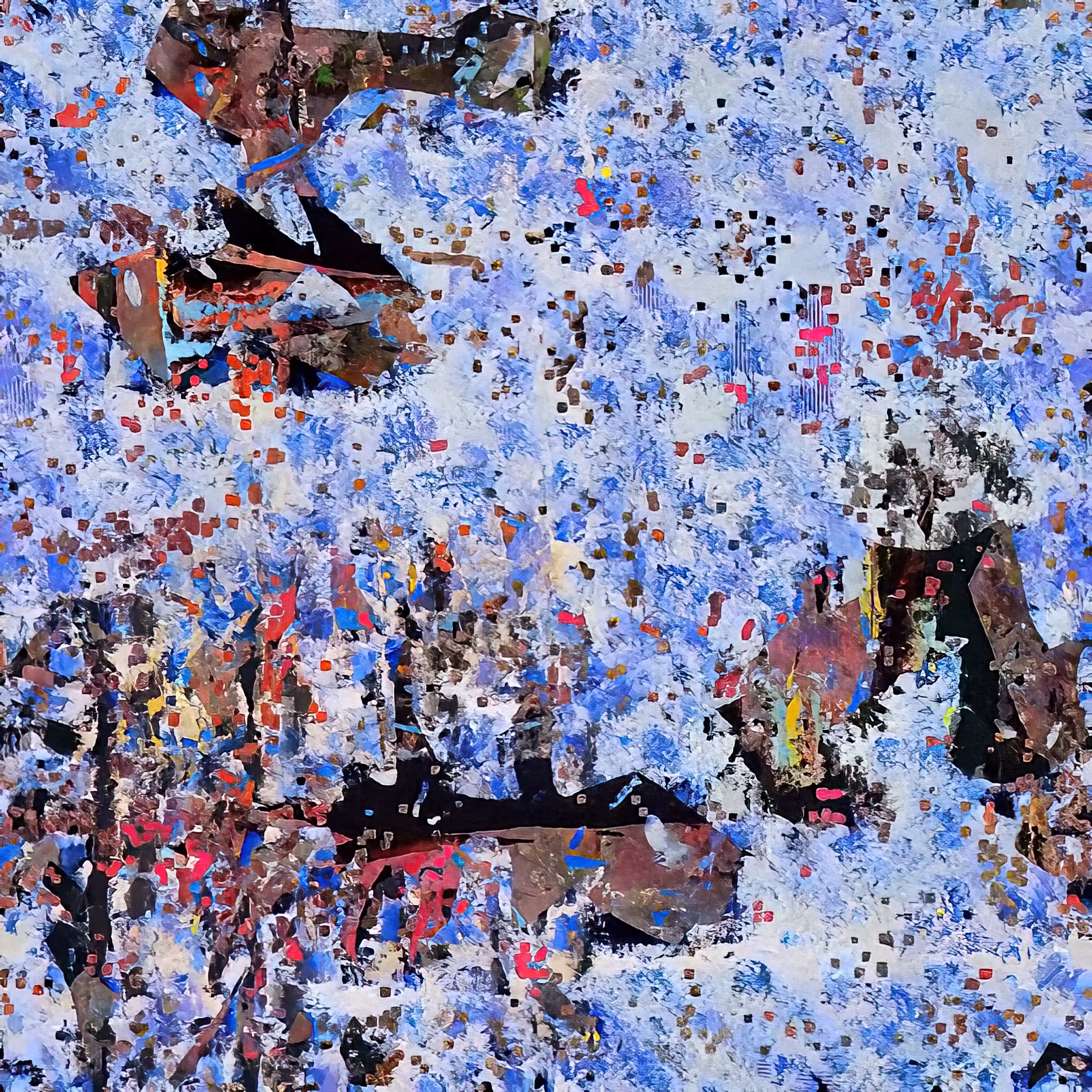 M()N()print - A4 “The Blue and White”