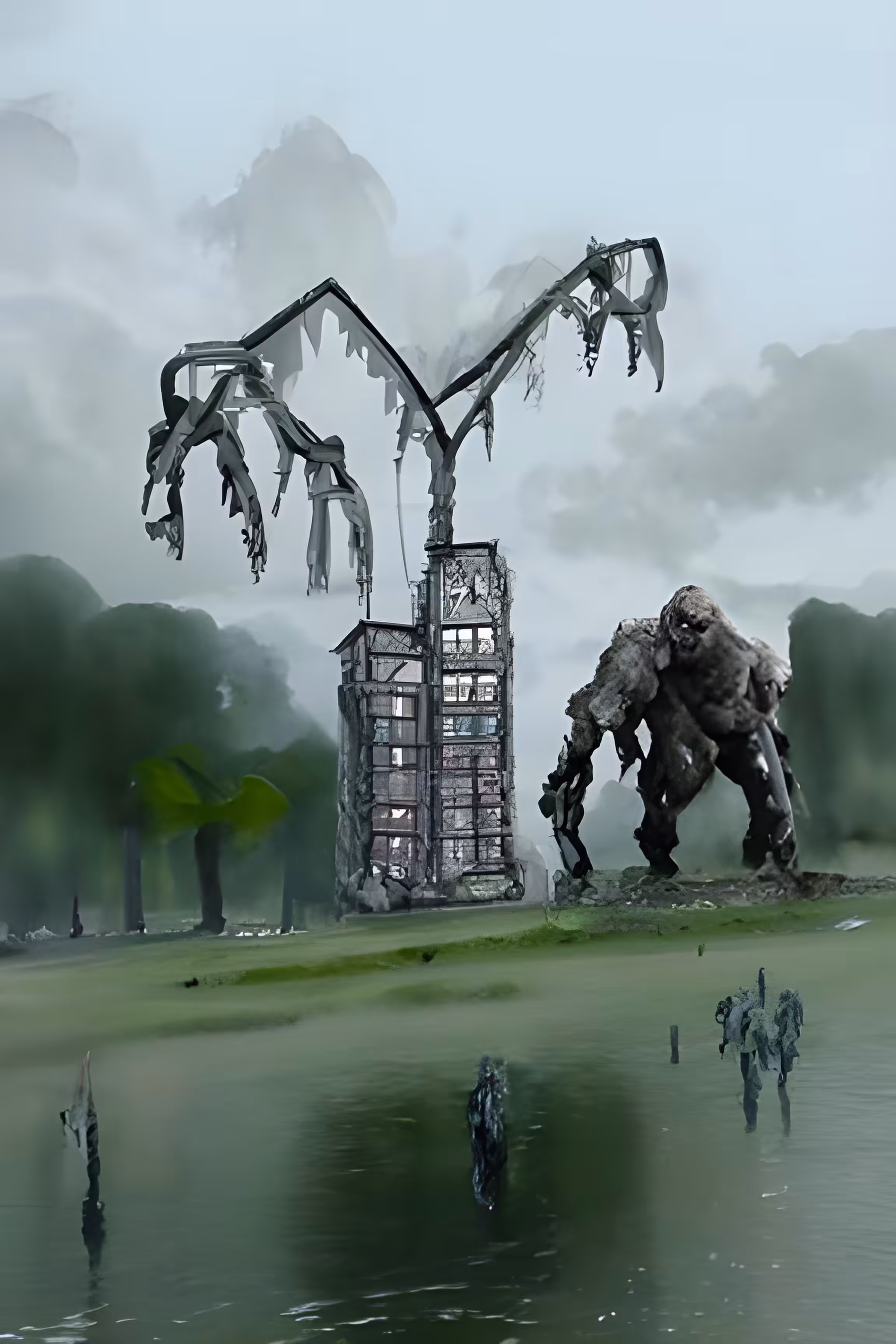 Whip Building and Guardian Golem