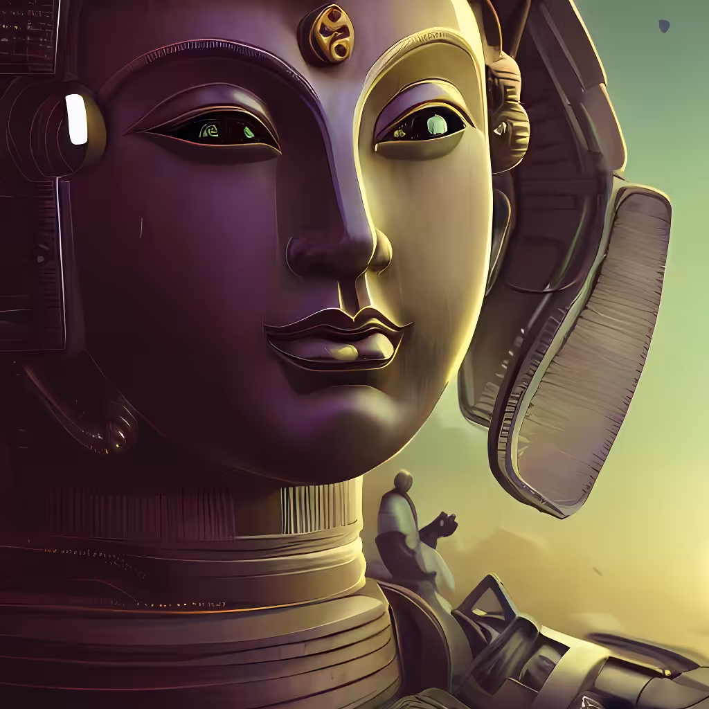 Buddha Futuristic: The Bodhisatta image: 4