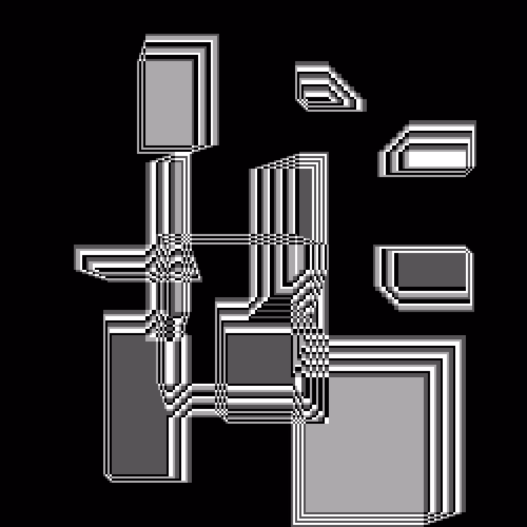 Superimposed Rectangles #104