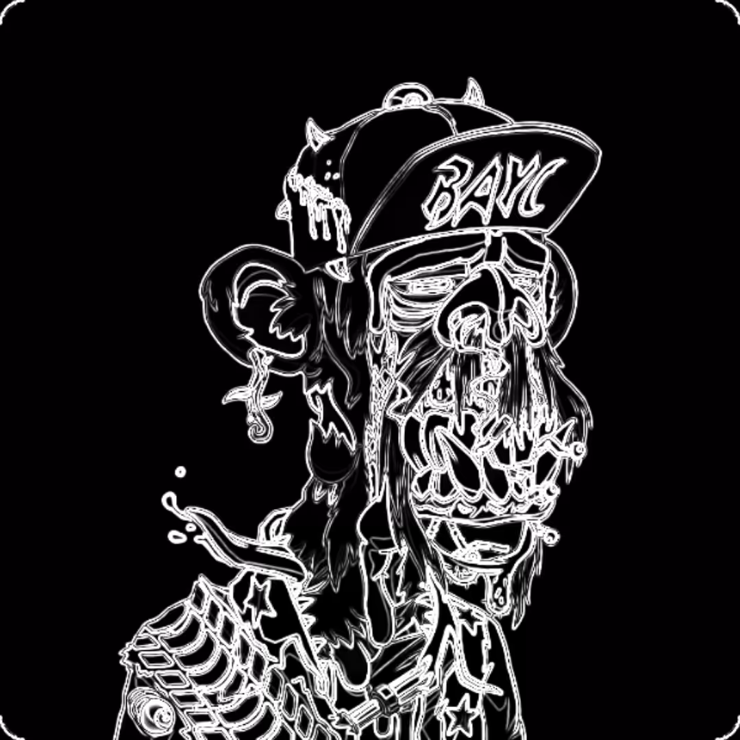 B/W Mutant Ape