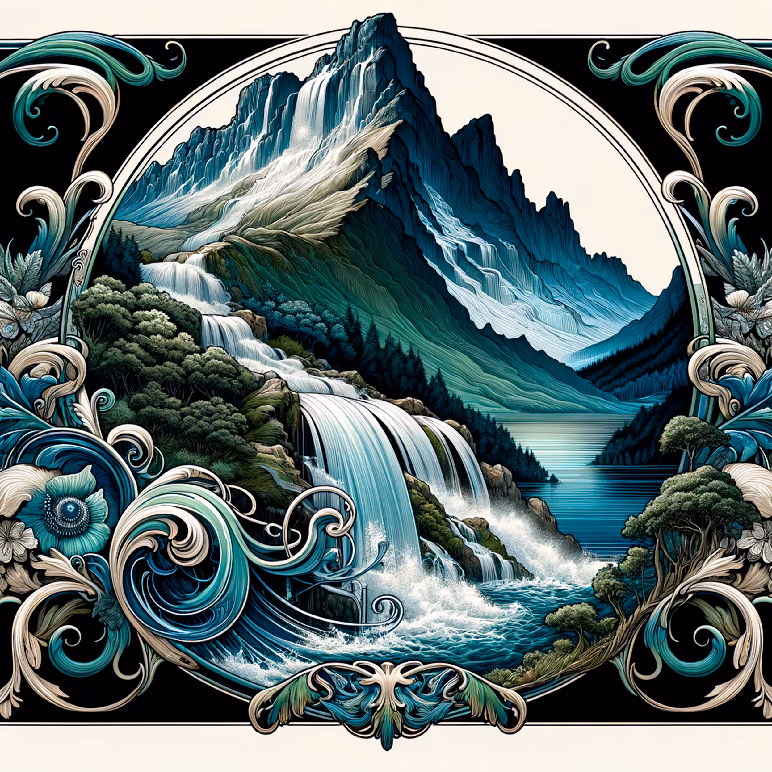 Digital Emblem 63 - Whispering Waters