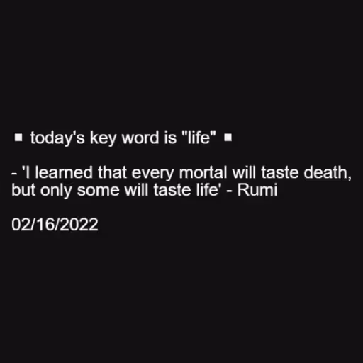 ◻️ today's key word ...