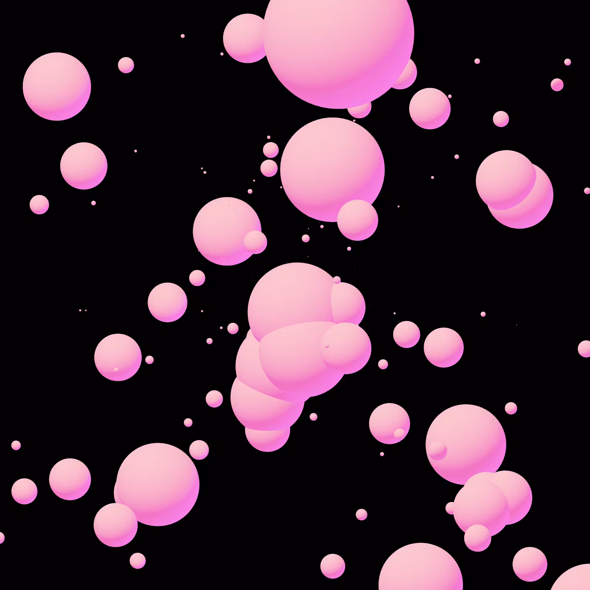 Pink Birthday Dreams - Space EthBlockArt