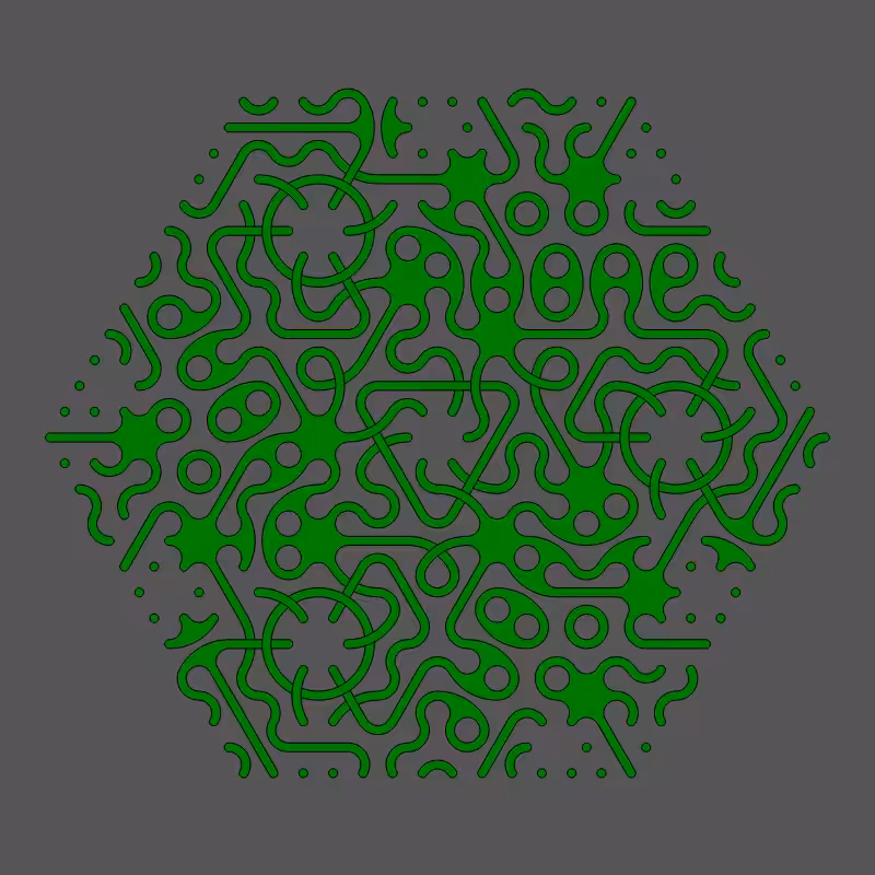 Threefold Symmetry - Dark Variations #383