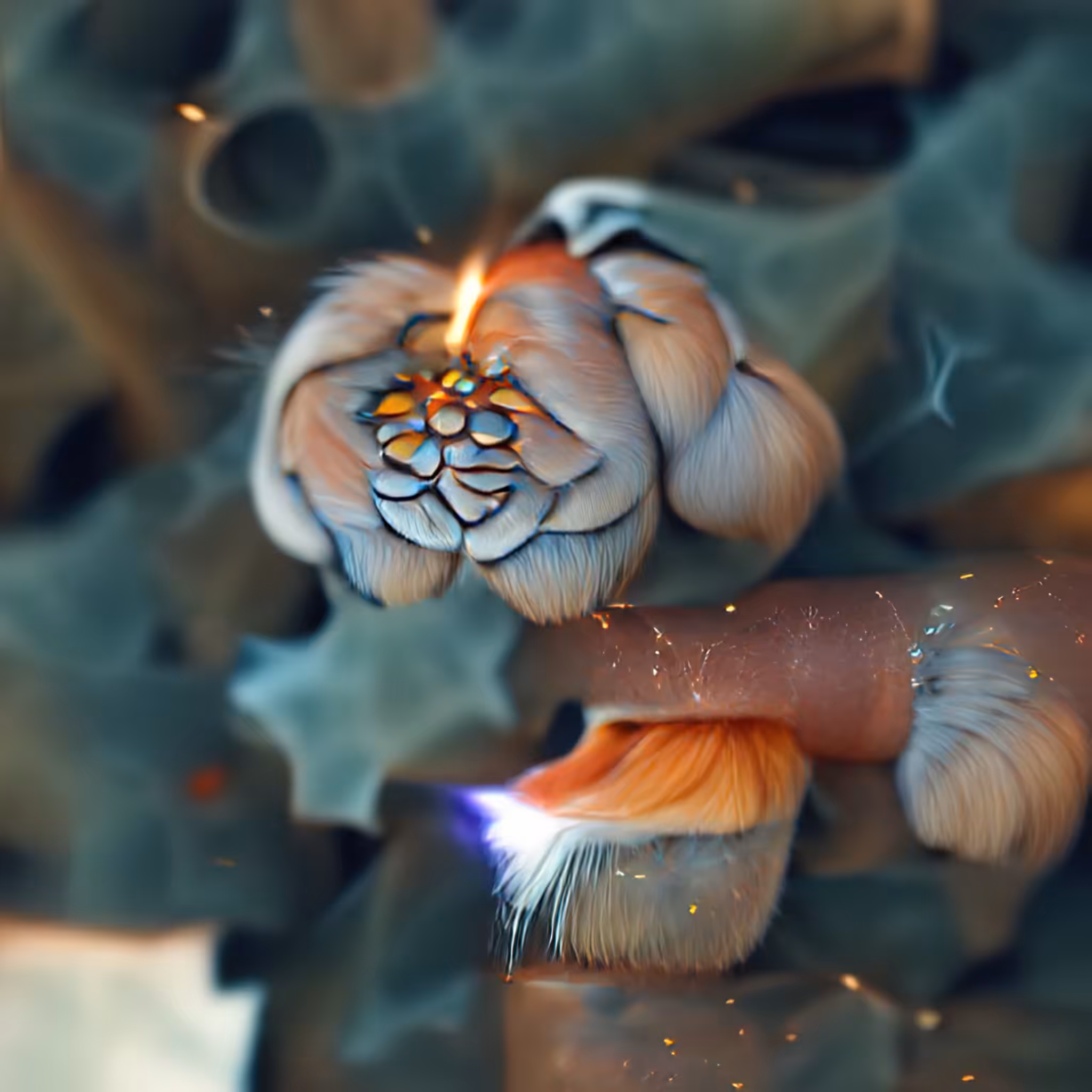 Fur Flower