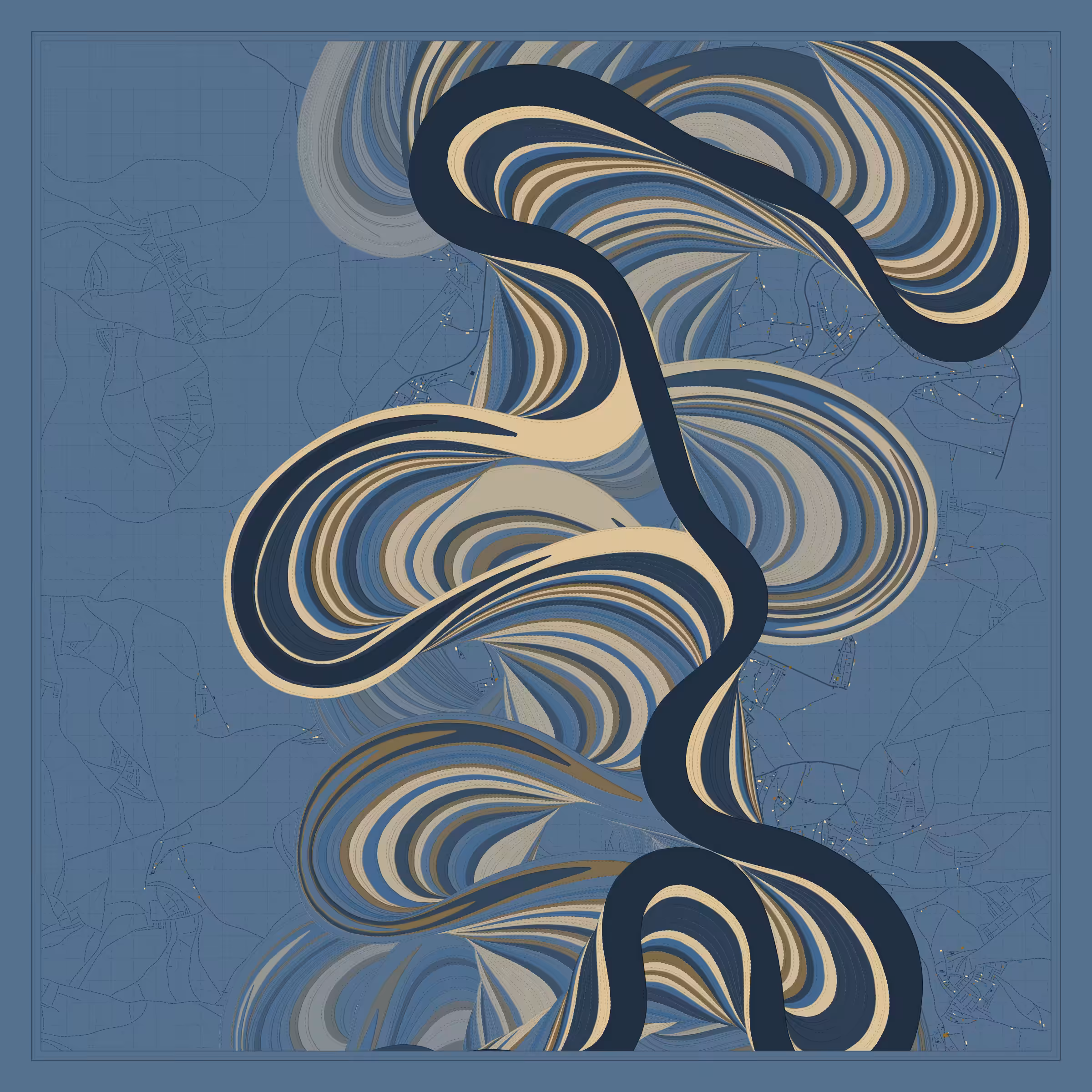 Ancient Courses of Fictional Rivers #247