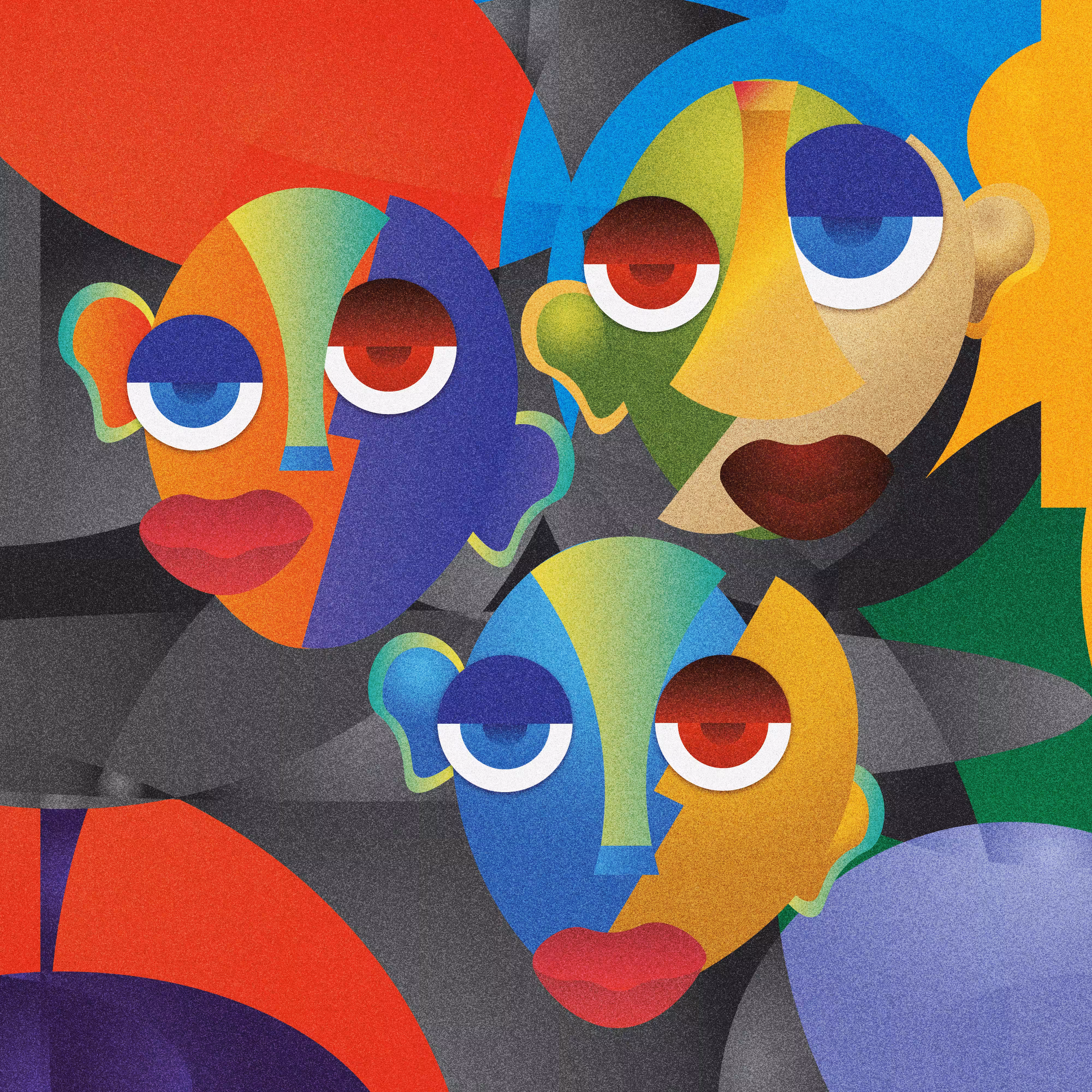 Faces - Main Colour Way