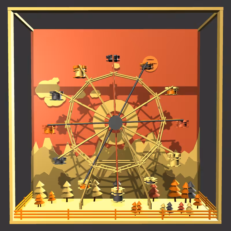 “Uncle Run” Fun Park: Ferris Wheel #27