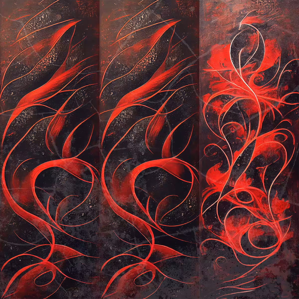 AI Red Calligraphy #3