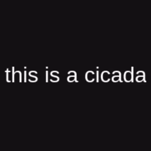 this is a cicada...