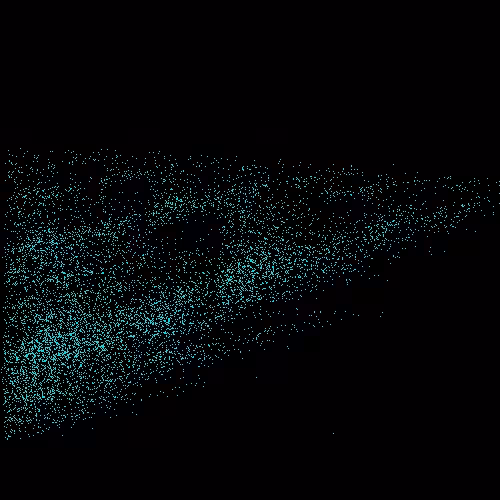 abstract random pixel and color