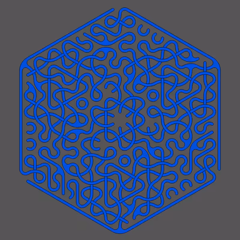Threefold Symmetry - Dark Variations #422