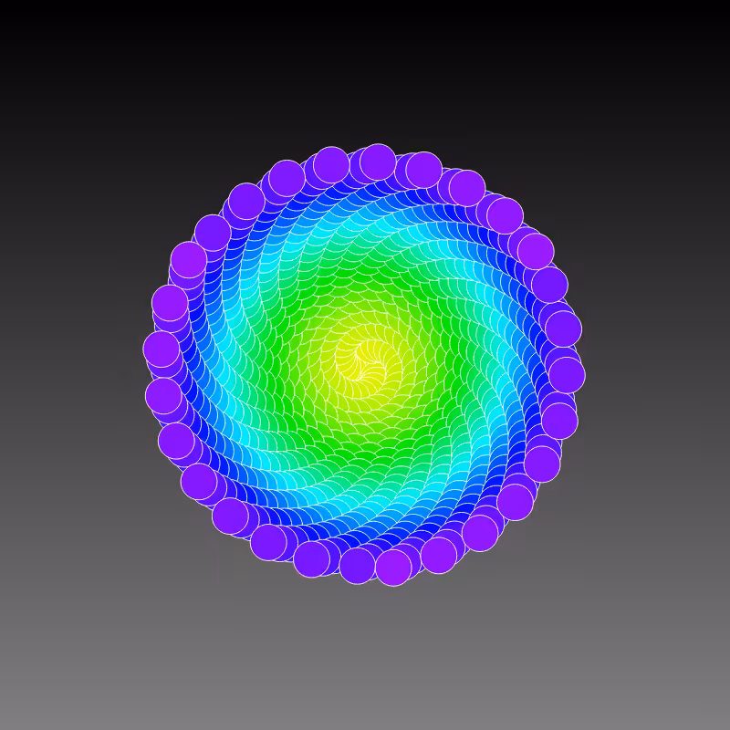 RAINBOW FLOWERS #67