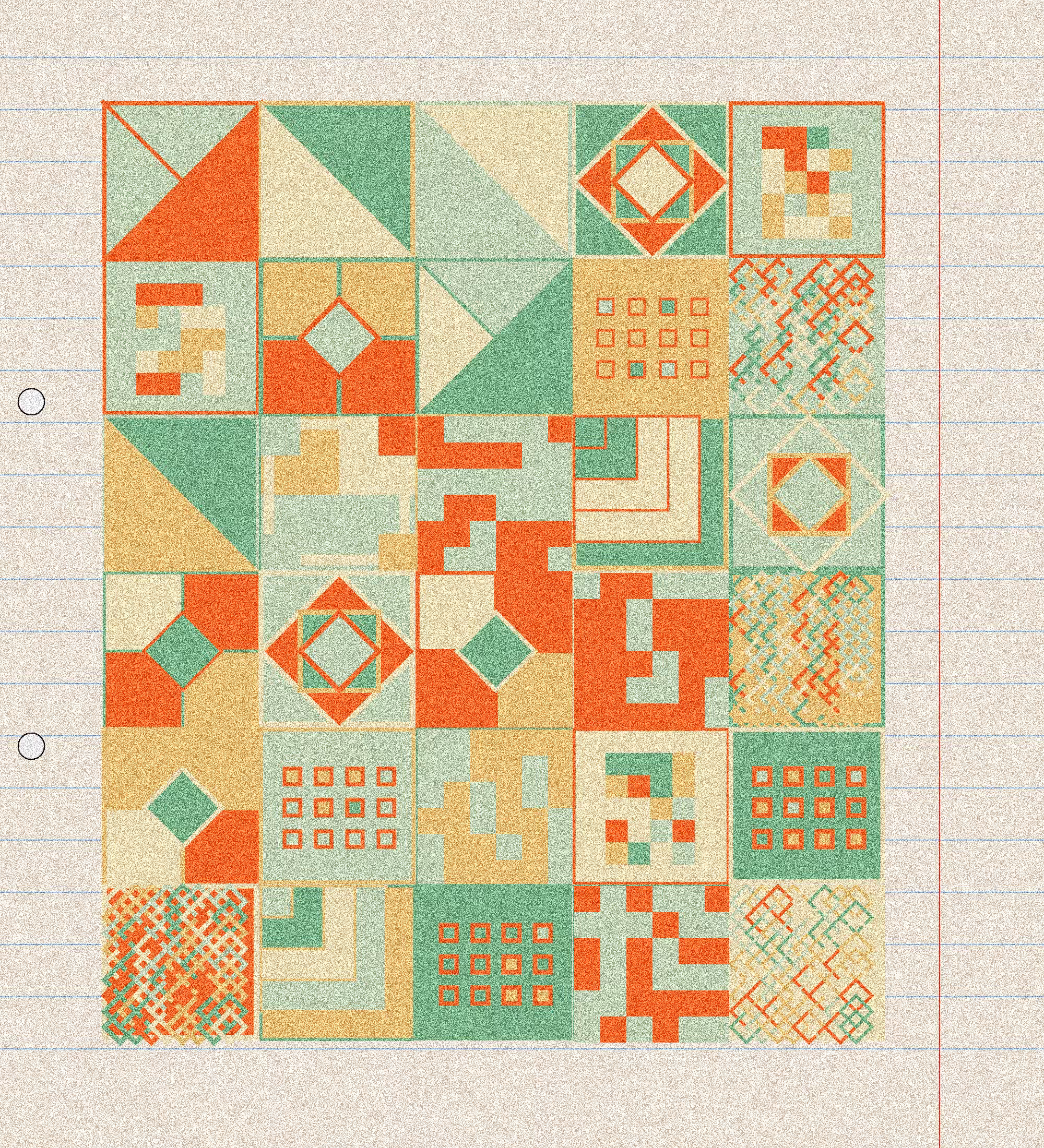 sketchbook page 8: annoying grid #13