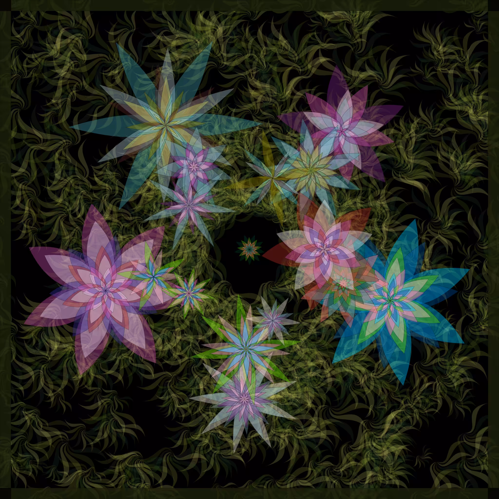 Bezier Garden #54