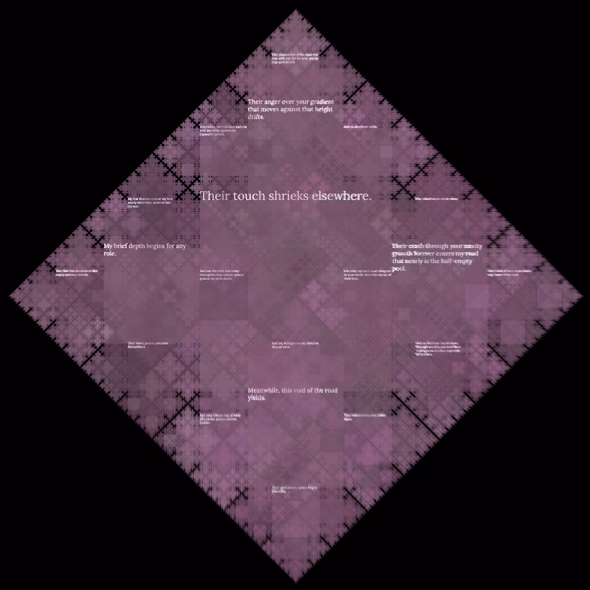 Diamond Fractal Fire #169