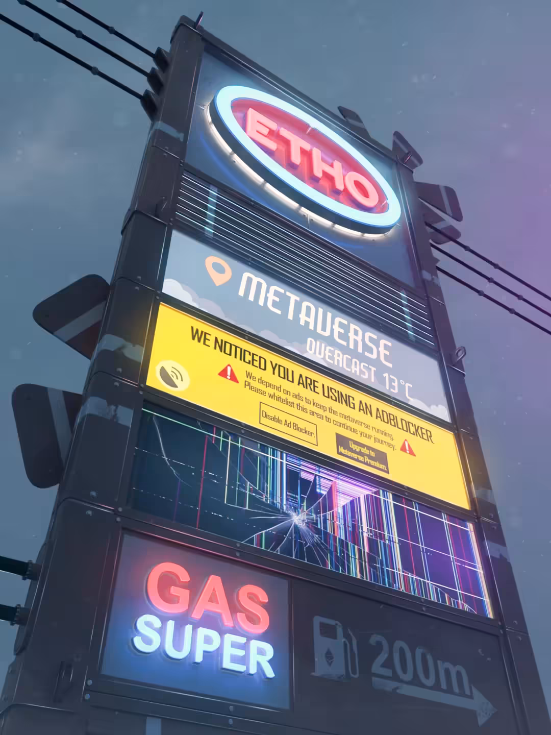 GAS FEES IN 200 METRES.