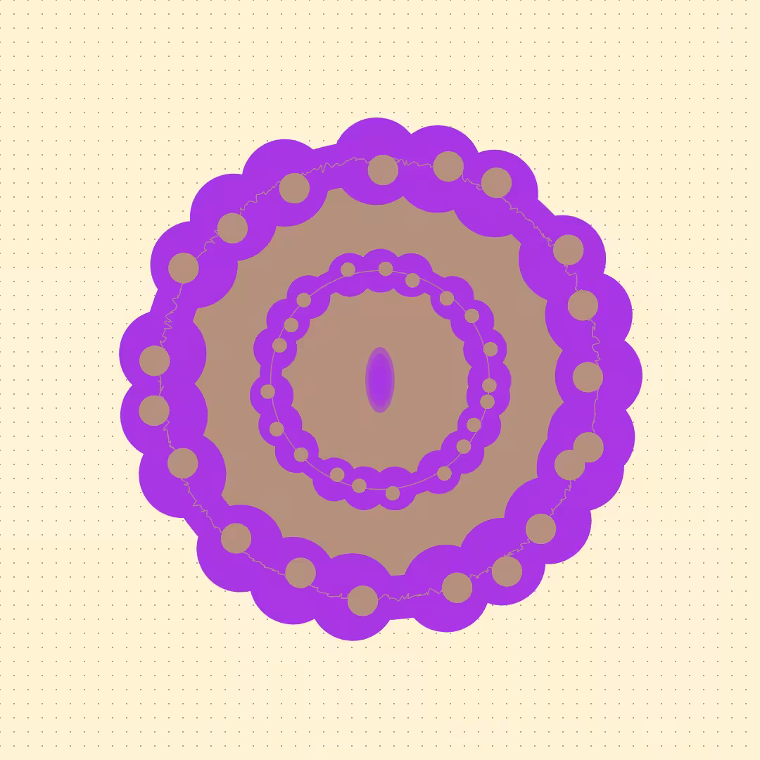 Circles on a dotted Grid #12