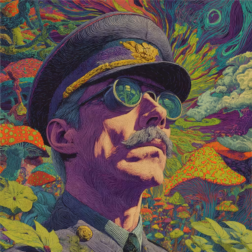 Neon Mycelium Officer