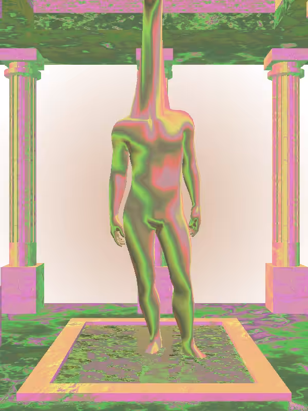 HeavenComputer: The Threatening Matte Green Man #4324