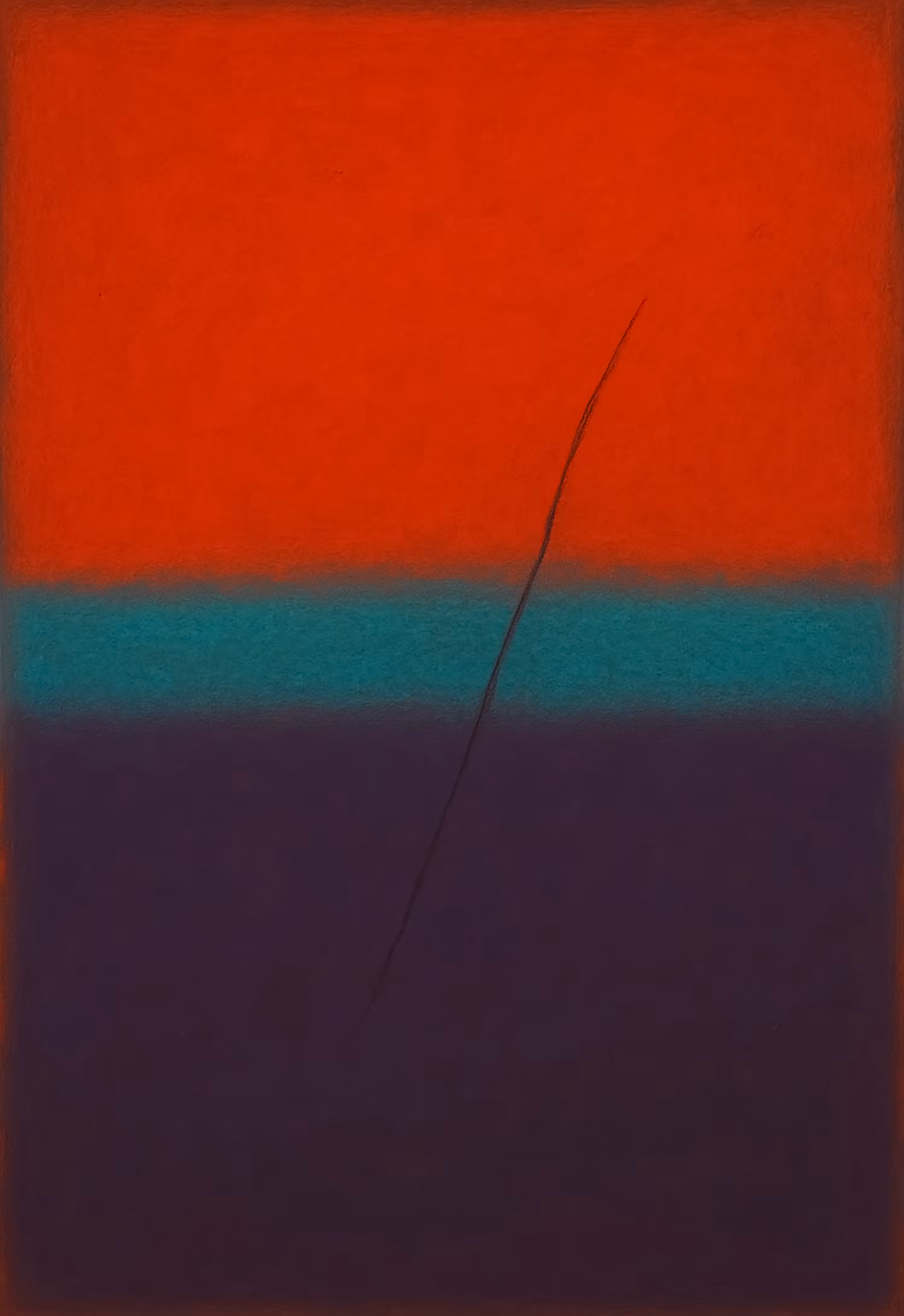 Reflections on Rothko. A Glitch in Crimson