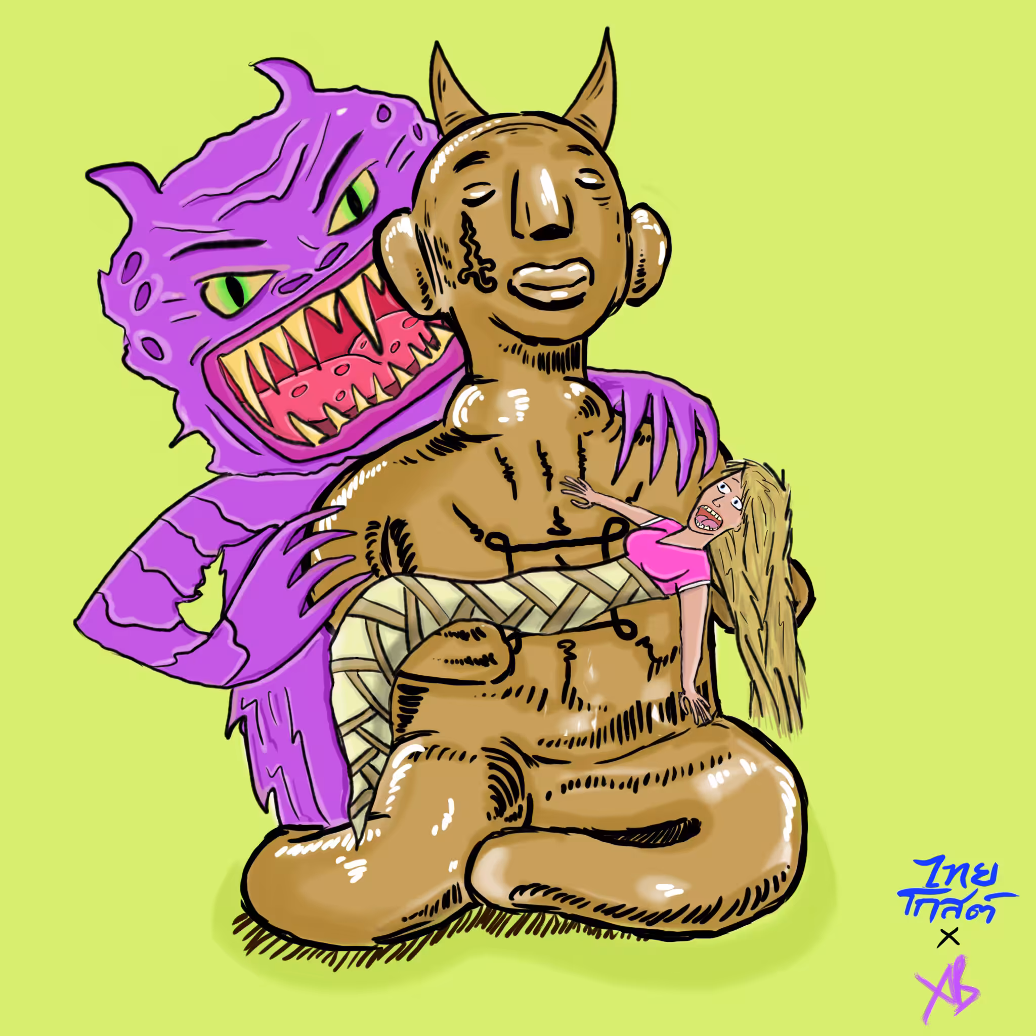 THAIGHOST: Clay 029 - The Nightmare Creature (x Xrazybean)