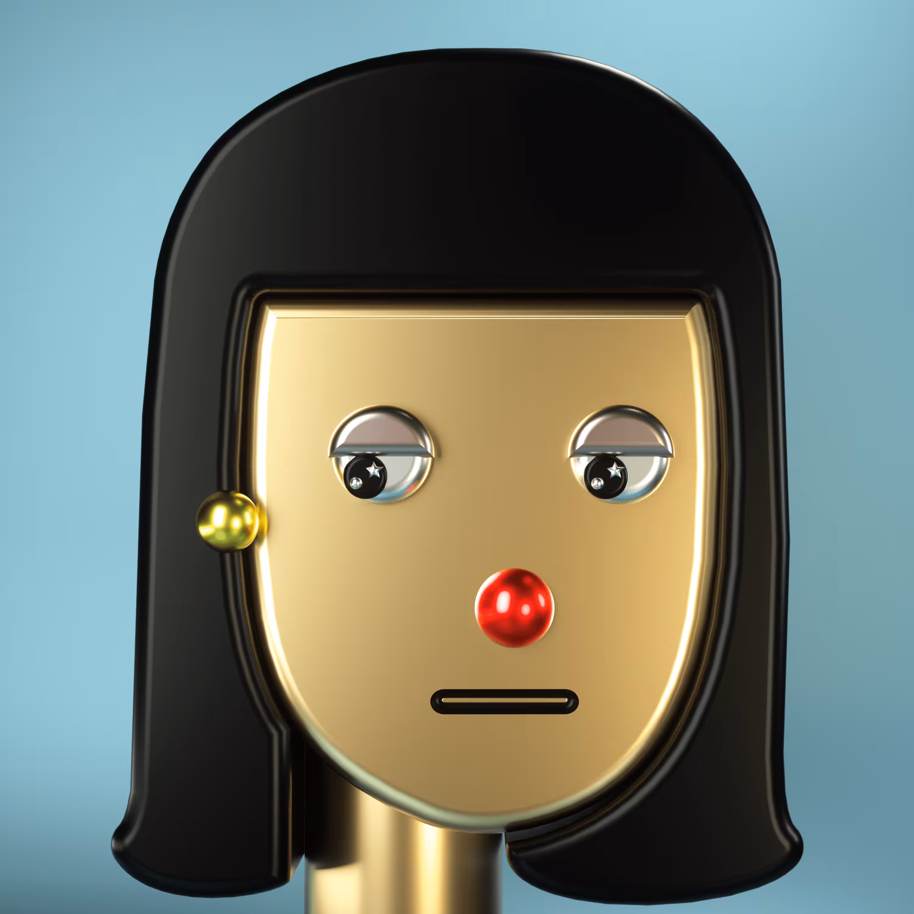 3D Chrome Punks: 3D Chrome Punk #0893