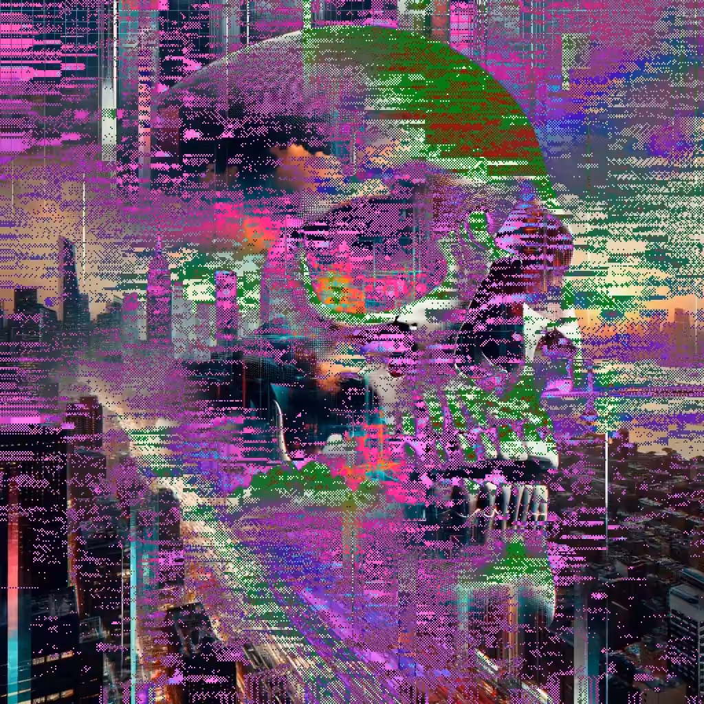 Ultra Glitch Skull #1